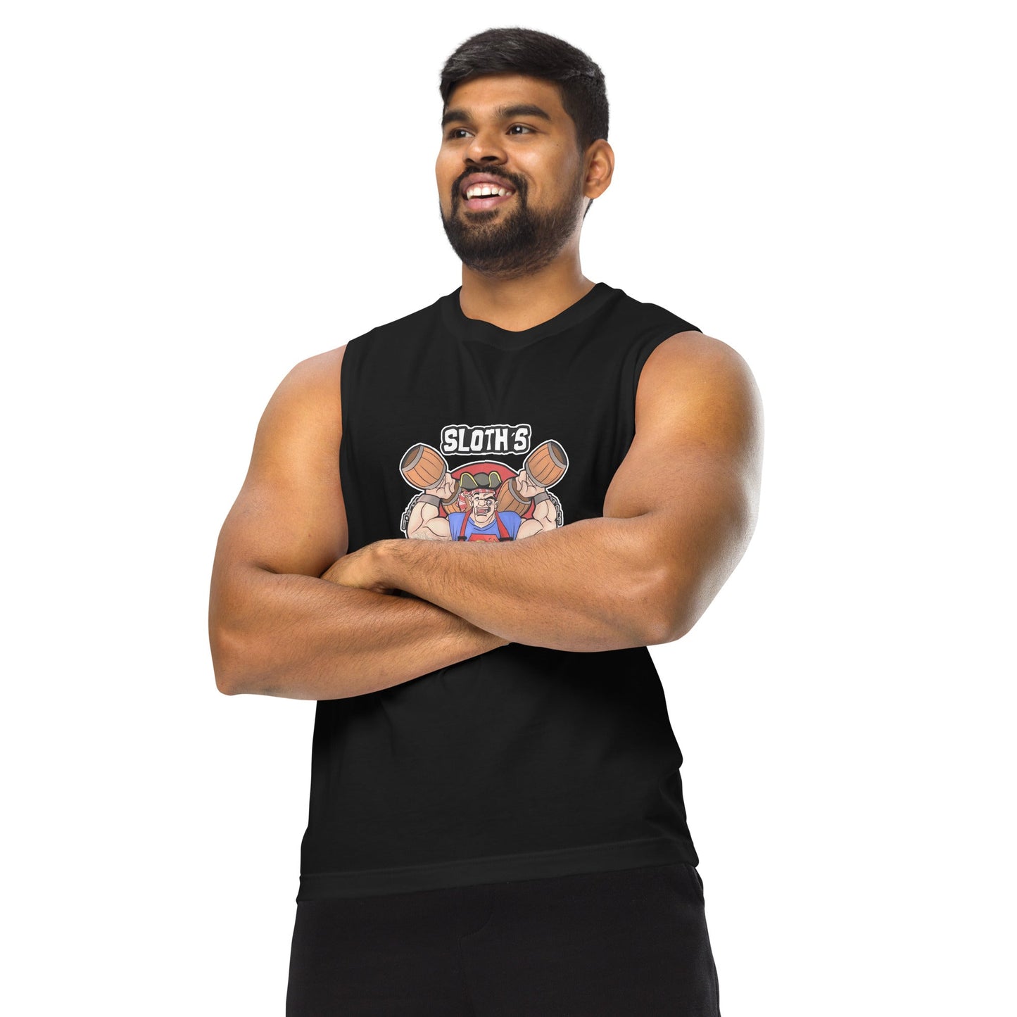 Camiseta sin mangas perfecta para entrenar, Camiseta Sloth's Gym compra en línea y experimenta el mejor servicio al cliente. envíos internacionales.