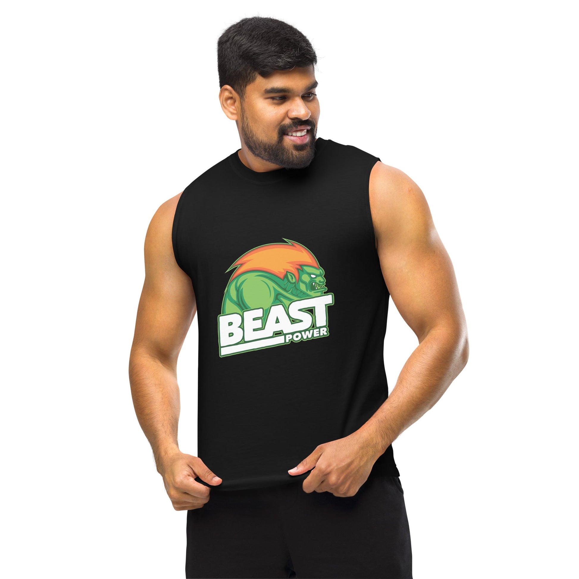 Camiseta sin mangas perfecta para entrenar, Camiseta Beast Power compra en línea y experimenta el mejor servicio al cliente. envíos internacionales.