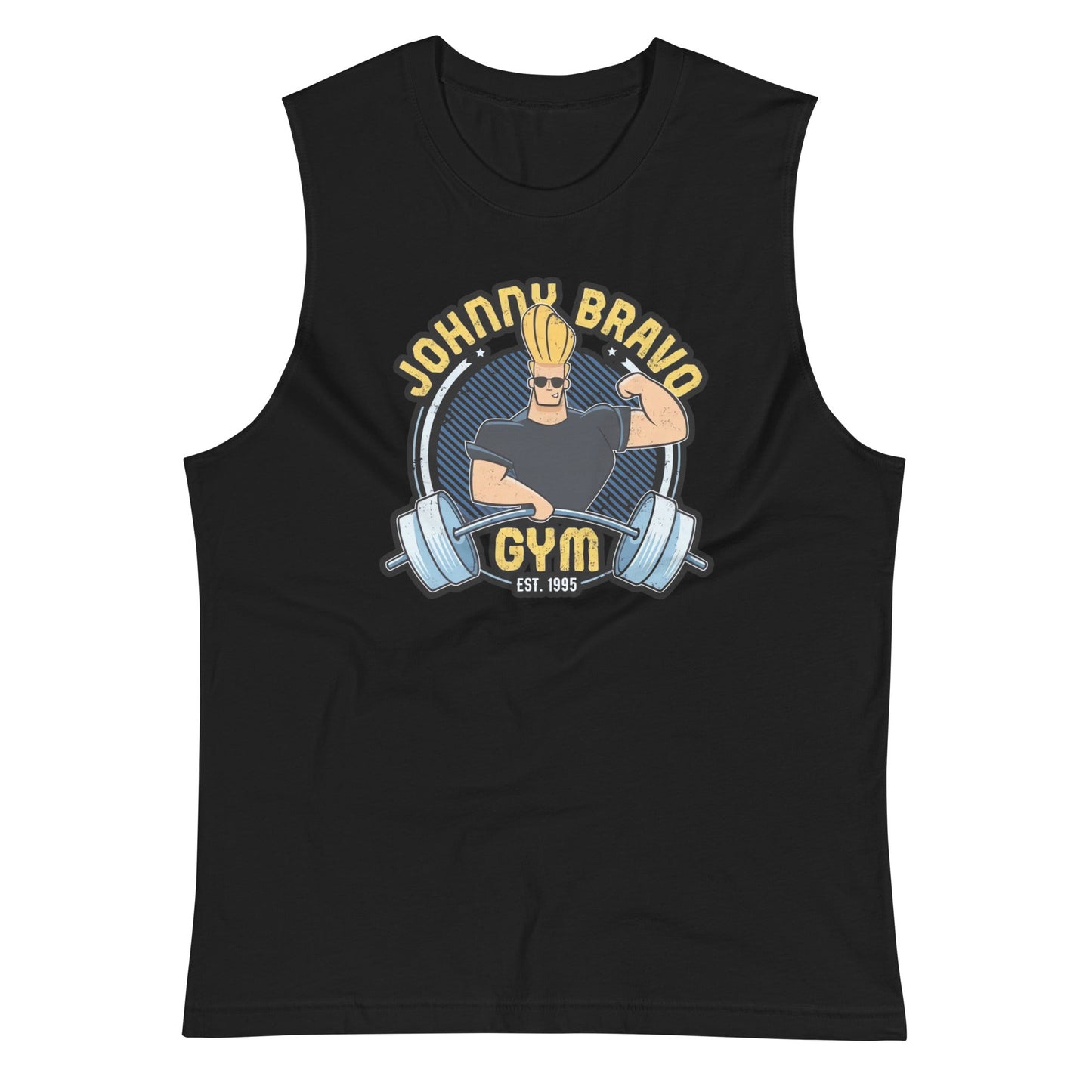 Camiseta sin mangas perfecta para entrenar, Camiseta Johny Bravo Gym comprala en línea y experimenta el mejor servicio al cliente.