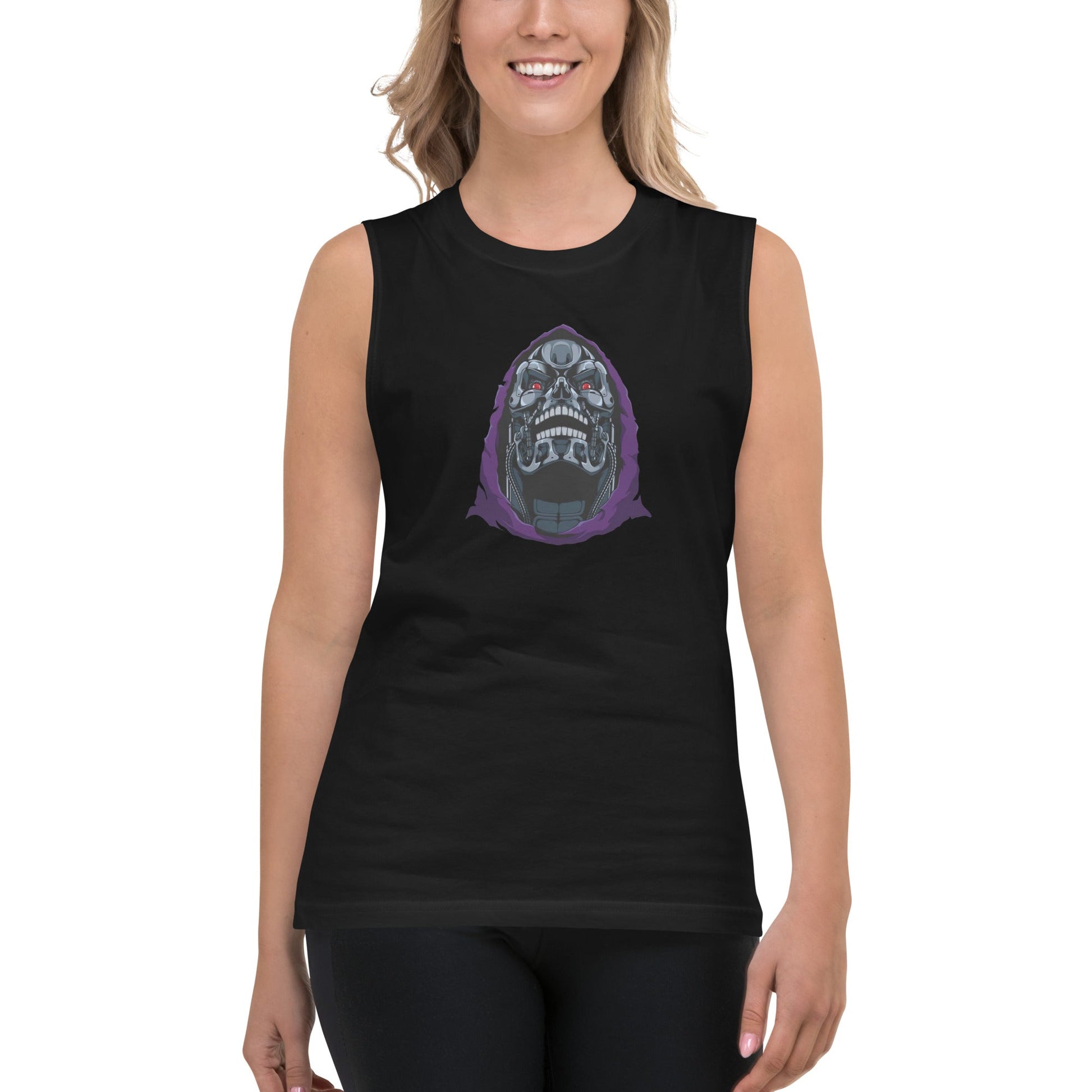 Camiseta sin Mangas Skeletor T-800, Nuestras Camisetas son unisex disponibles en la mejor tienda online, con envíos, compra ahora en Superstar!