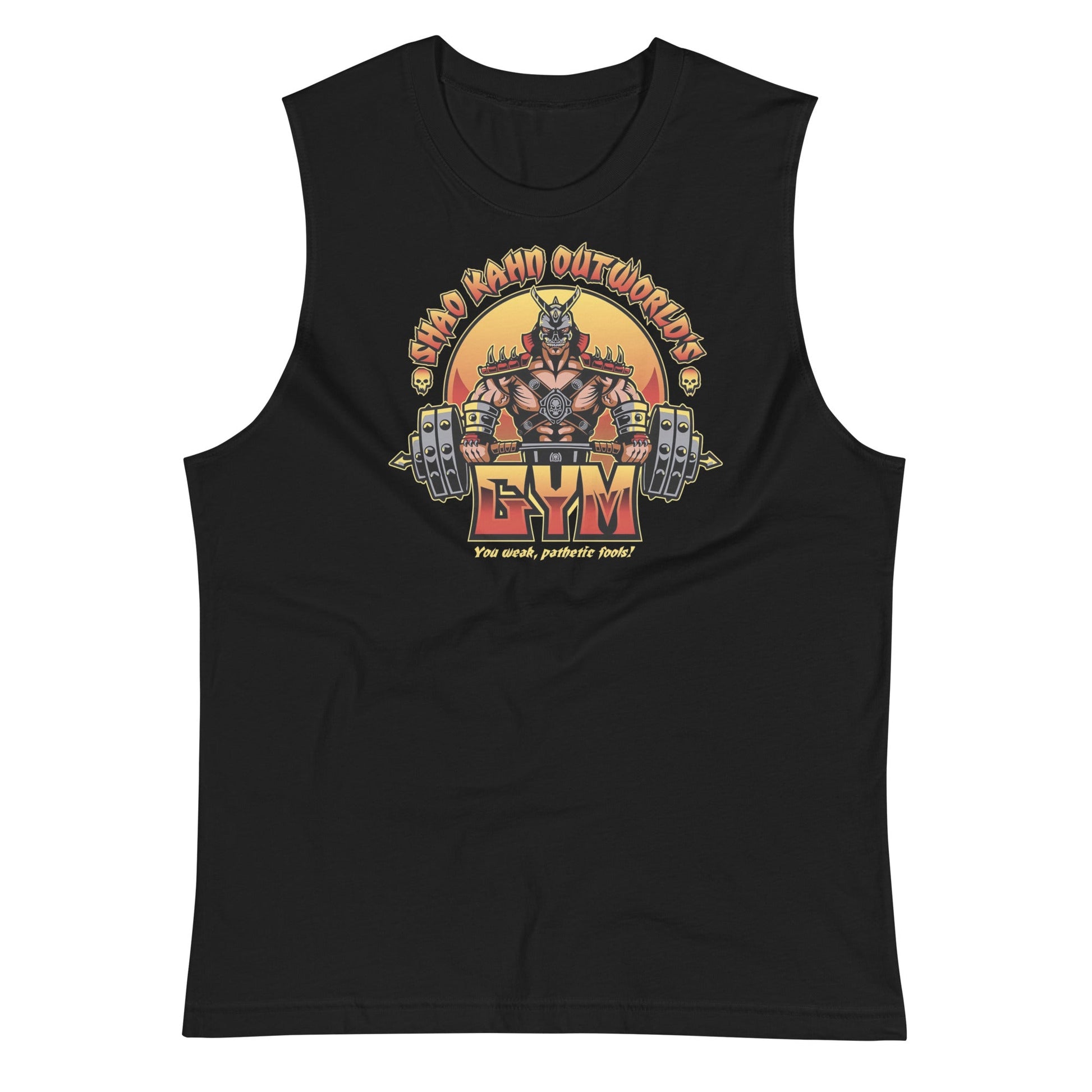 Camiseta sin Mangas de Shao Kahn, Nuestras Camisetas son unisex disponibles en la mejor tienda online, compra ahora en Gymbros!