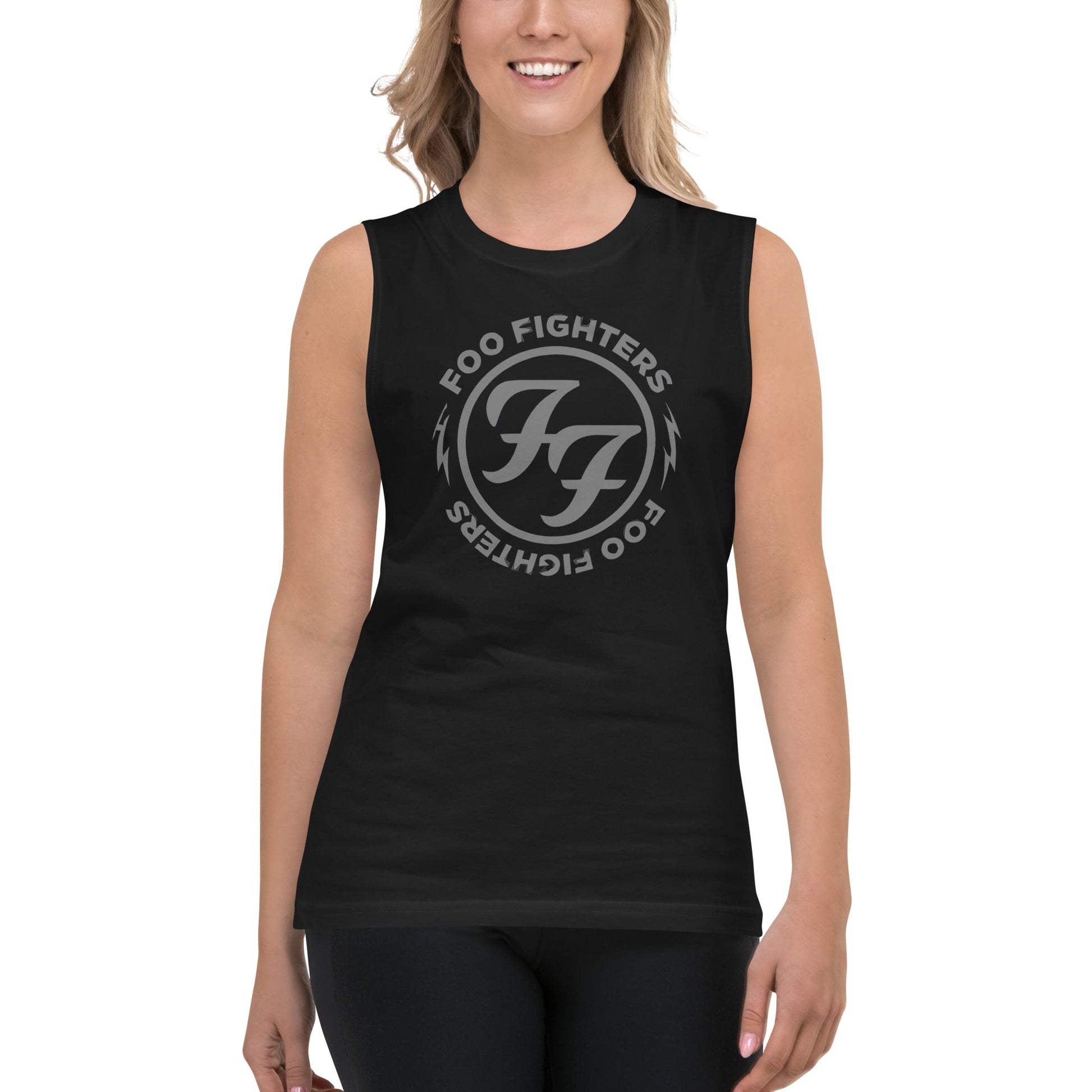 Camiseta sin Mangas Foo Fighters  Gris, Nuestras Camisetas son unisex disponibles en la mejor tienda online, compra ahora en Superstar!