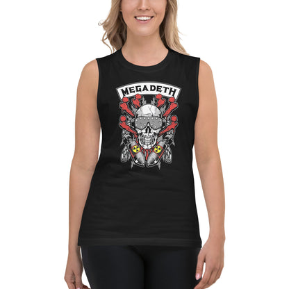 Camiseta sin Mangas Megadeth Skull, Nuestras Camisetas son unisex disponibles en la mejor tienda online, compra ahora en Superstar!