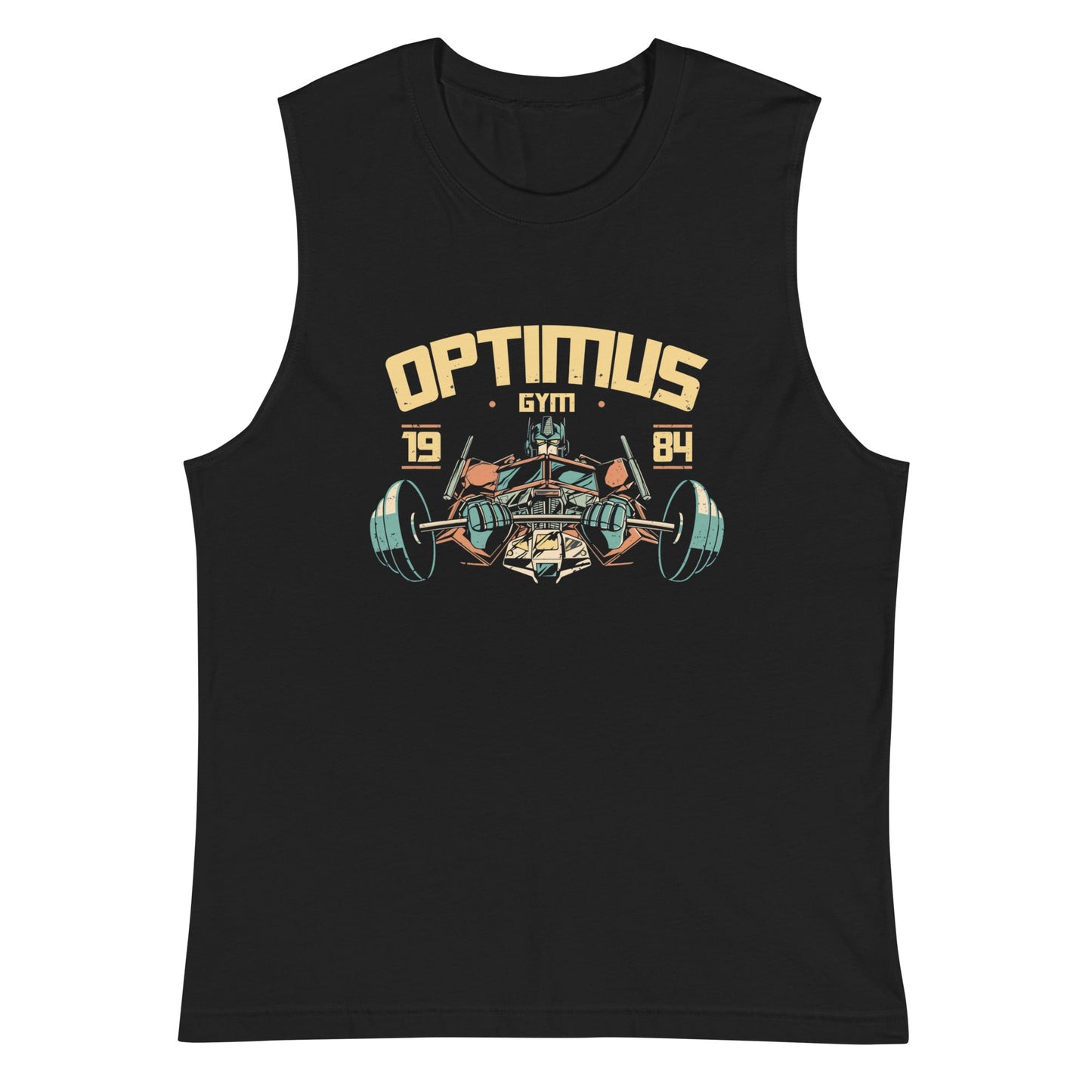 Camiseta sin Mangas de Optimus Gym, Nuestras Camisetas son unisex disponibles en la mejor tienda online, compra ahora en Gymbros!