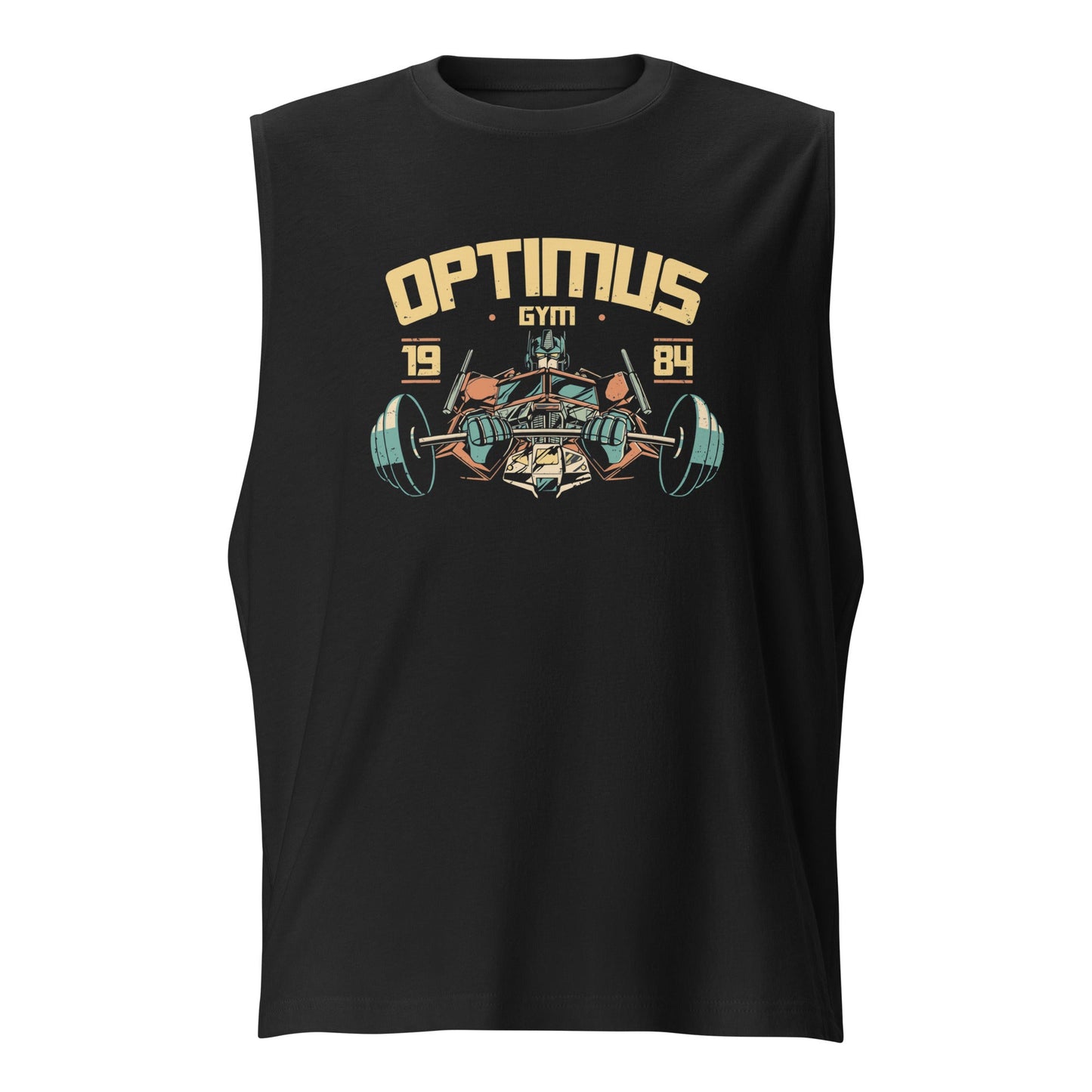 Camiseta sin Mangas de Optimus Gym, Nuestras Camisetas son unisex disponibles en la mejor tienda online, compra ahora en Gymbros!