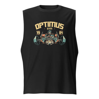 Camiseta sin Mangas de Optimus Gym, Nuestras Camisetas son unisex disponibles en la mejor tienda online, compra ahora en Gymbros!