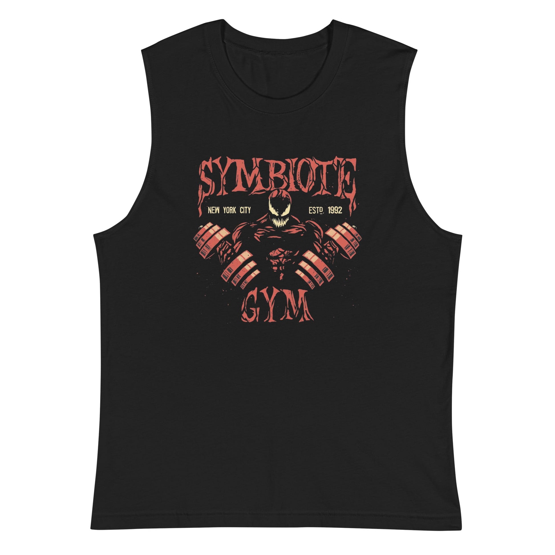 Camiseta sin Mangas Symbiote Gym, Nuestras Camisetas son unisex disponibles en la mejor tienda online, compra ahora en Gymbros!