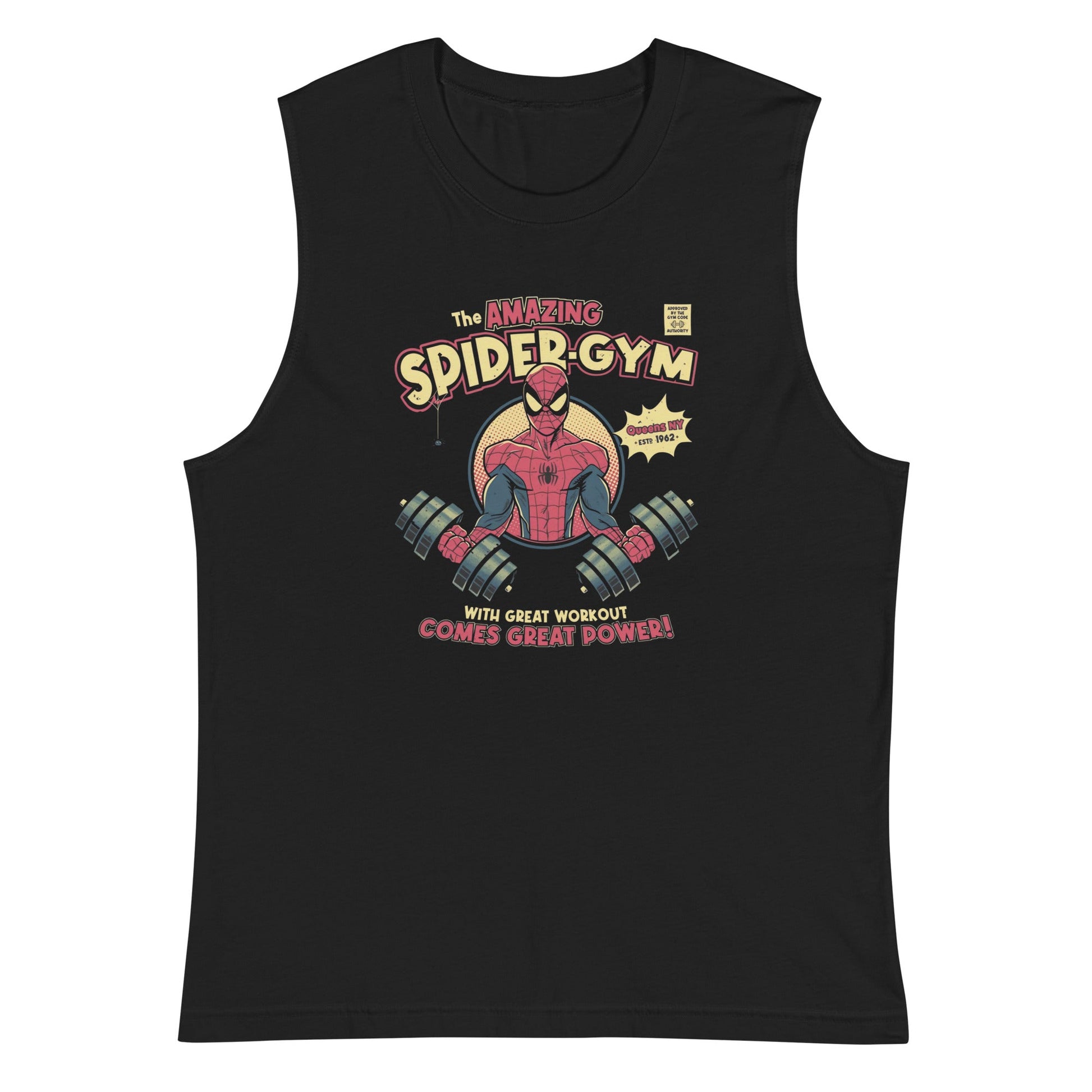 Camiseta sin Mangas Spider-Gym, Nuestras Camisetas son unisex disponibles en la mejor tienda online, compra ahora en Gymbros!