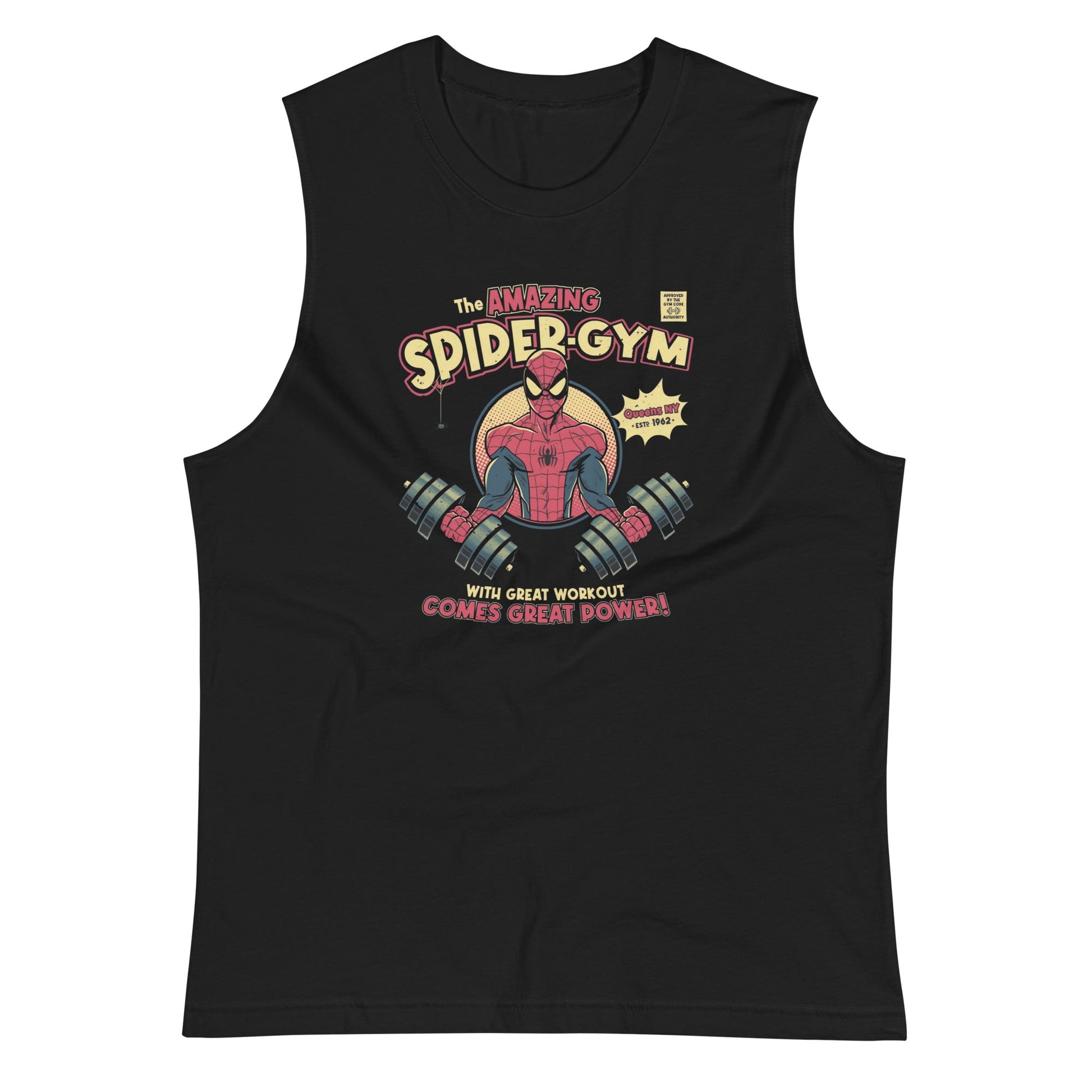 Camiseta sin Mangas Spider-Gym, Nuestras Camisetas son unisex disponibles en la mejor tienda online, compra ahora en Gymbros!