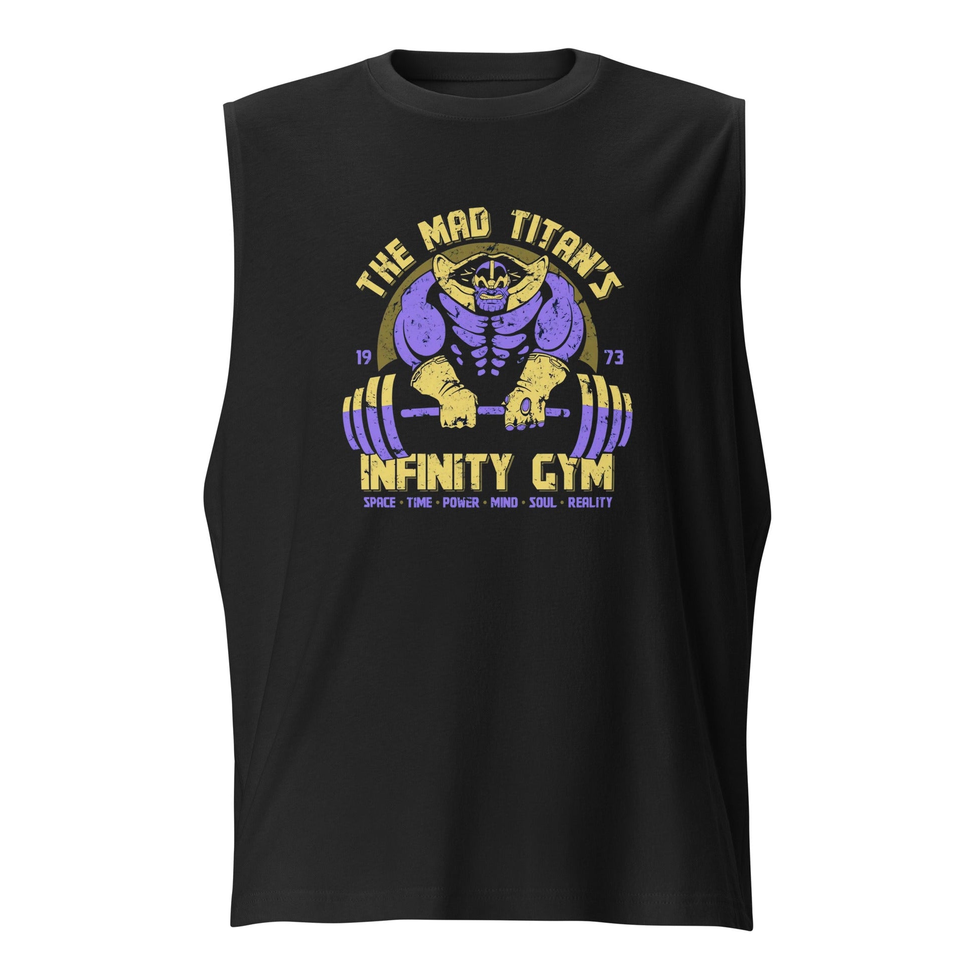 Playera sin Mangas The mad Titan's Gym, Disponible en la mejor tienda online para comprar tu merch favorita, la mejor Calidad, compra en Gymbros! 