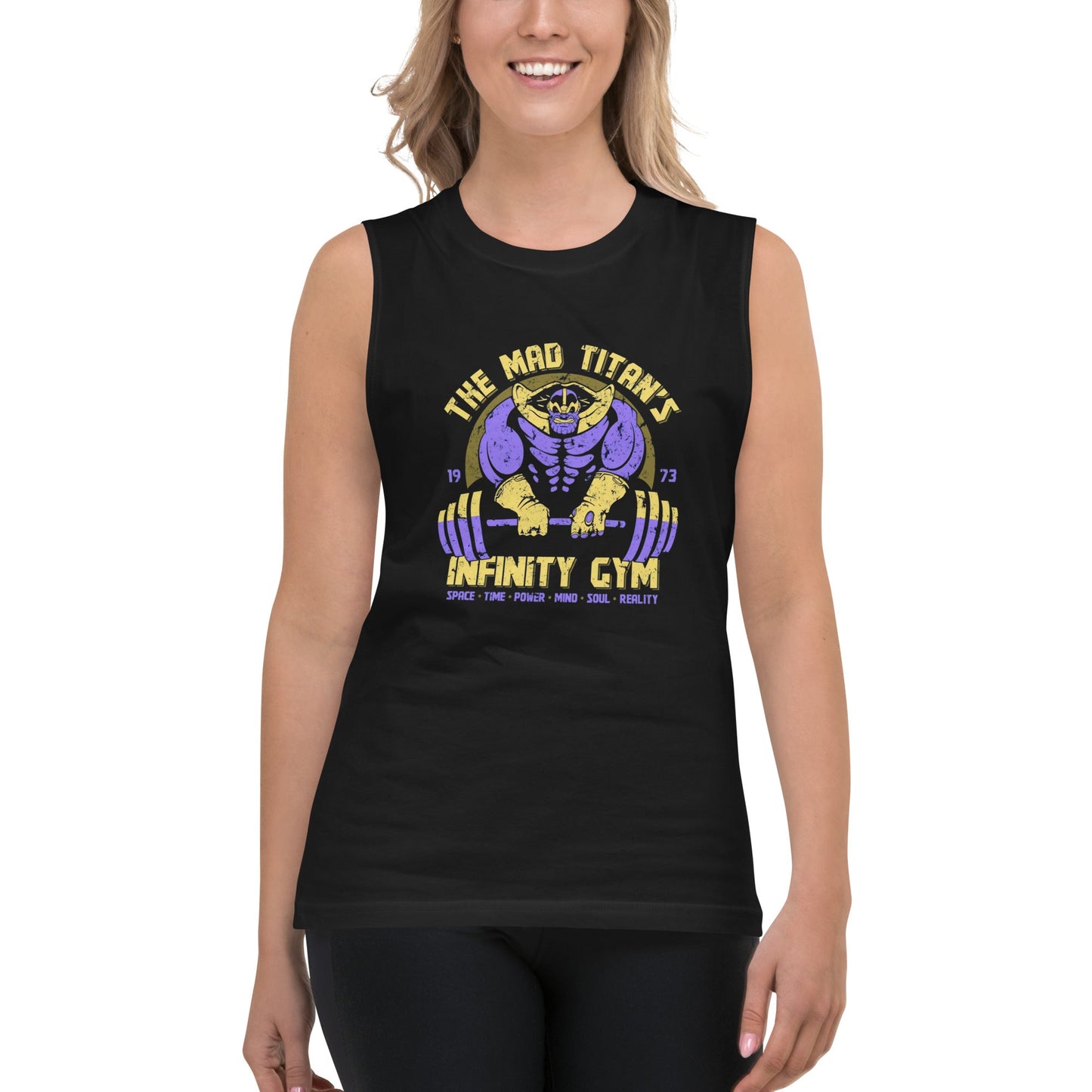 Playera sin Mangas The mad Titan's Gym, Disponible en la mejor tienda online para comprar tu merch favorita, la mejor Calidad, compra en Gymbros! 