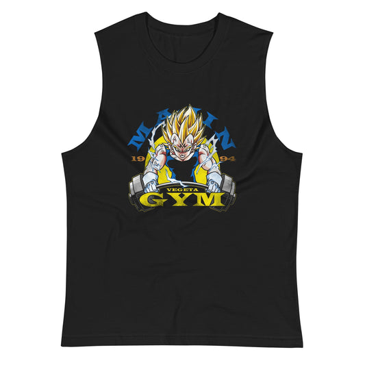 Playera sin Mangas Vegeta Gym, Nuestras Playeras son unisex disponibles en la mejor tienda online, compra ahora en Gymbros!