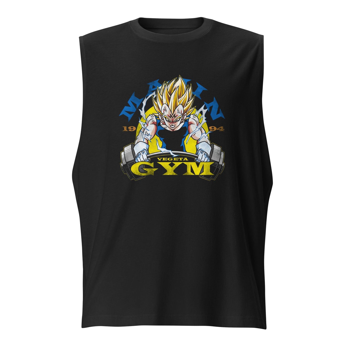 Playera sin Mangas Vegeta Gym, Nuestras Playeras son unisex disponibles en la mejor tienda online, compra ahora en Gymbros!