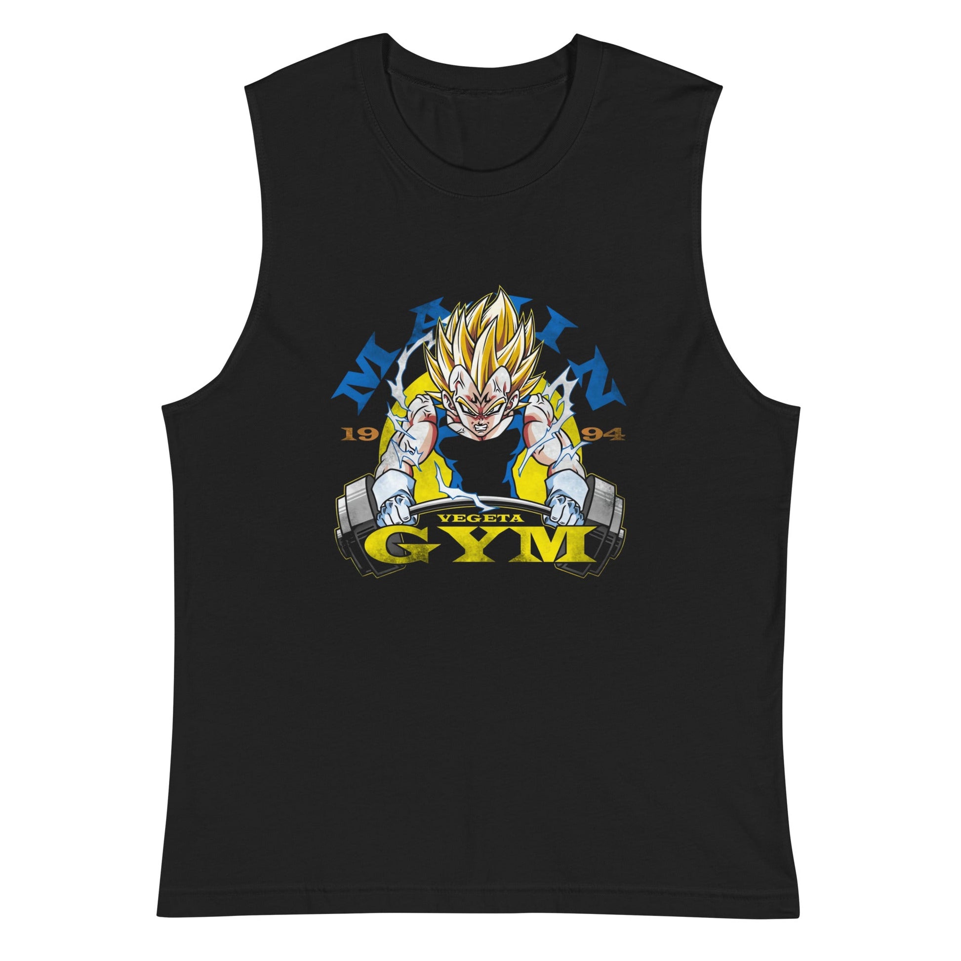 Playera sin Mangas Vegeta Gym, Nuestras Playeras son unisex disponibles en la mejor tienda online, compra ahora en Gymbros!