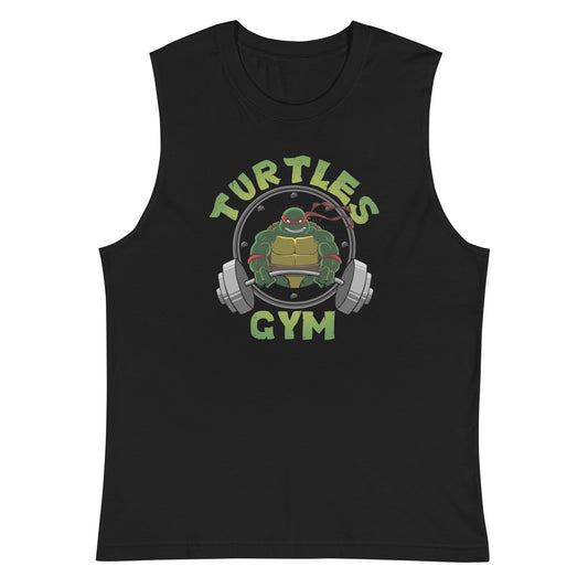 Camiseta sin Mangas Turtles Gym, Nuestras Camisetas son unisex disponibles en la mejor tienda online, compra ahora en Gymbros!