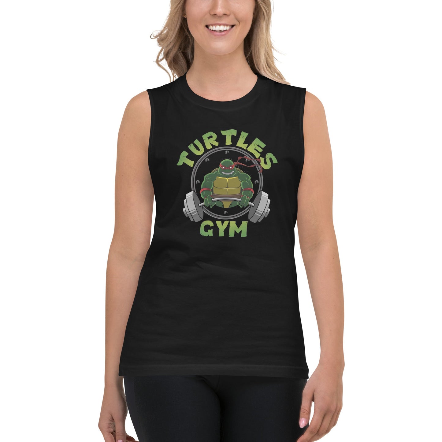 Camiseta sin Mangas Turtles Gym, Nuestras Camisetas son unisex disponibles en la mejor tienda online, compra ahora en Gymbros!