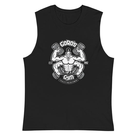 Playera sin Mangas de Goro's Gym, Disponible en la mejor tienda online para comprar tu merch favorita, la mejor Calidad, compra Ahora en Gymbros! 