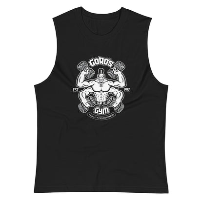 Playera sin Mangas de Goro's Gym, Disponible en la mejor tienda online para comprar tu merch favorita, la mejor Calidad, compra Ahora en Gymbros! 