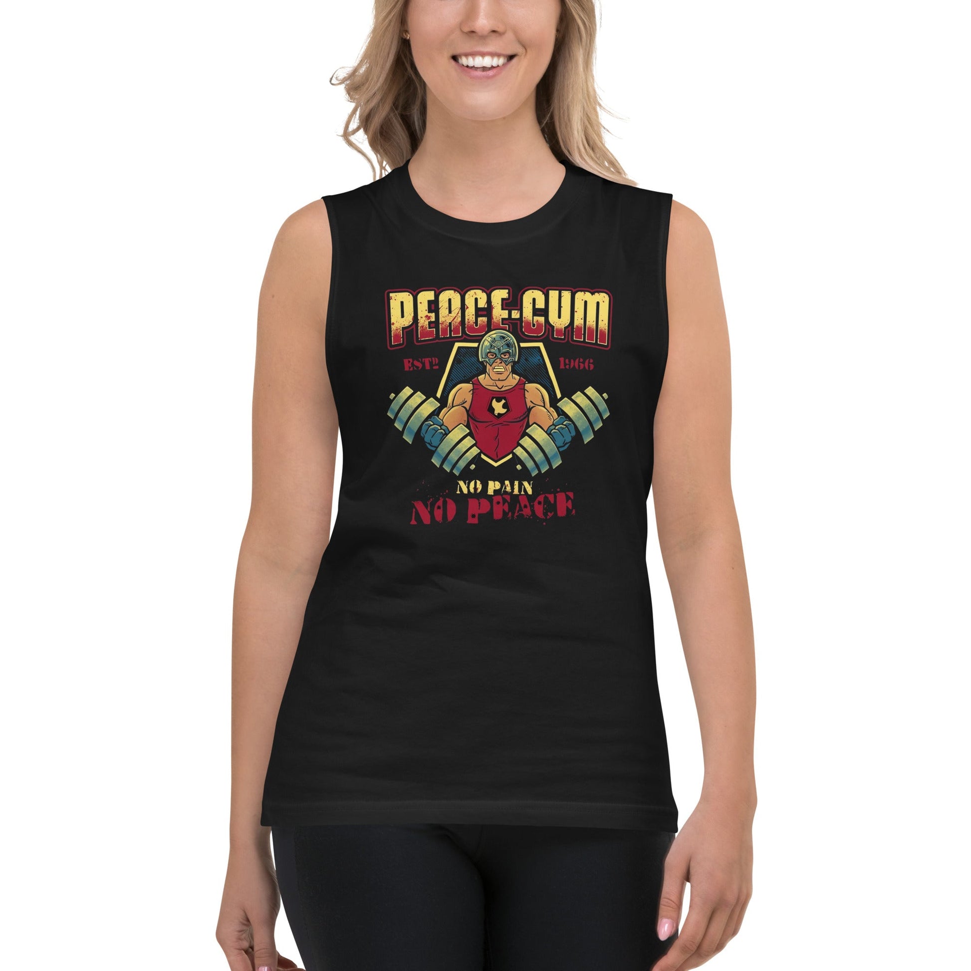 Camiseta sin Mangas Peace Gym, Nuestras Camisetas son unisex disponibles en la mejor tienda online, compra ahora en Gymbros!