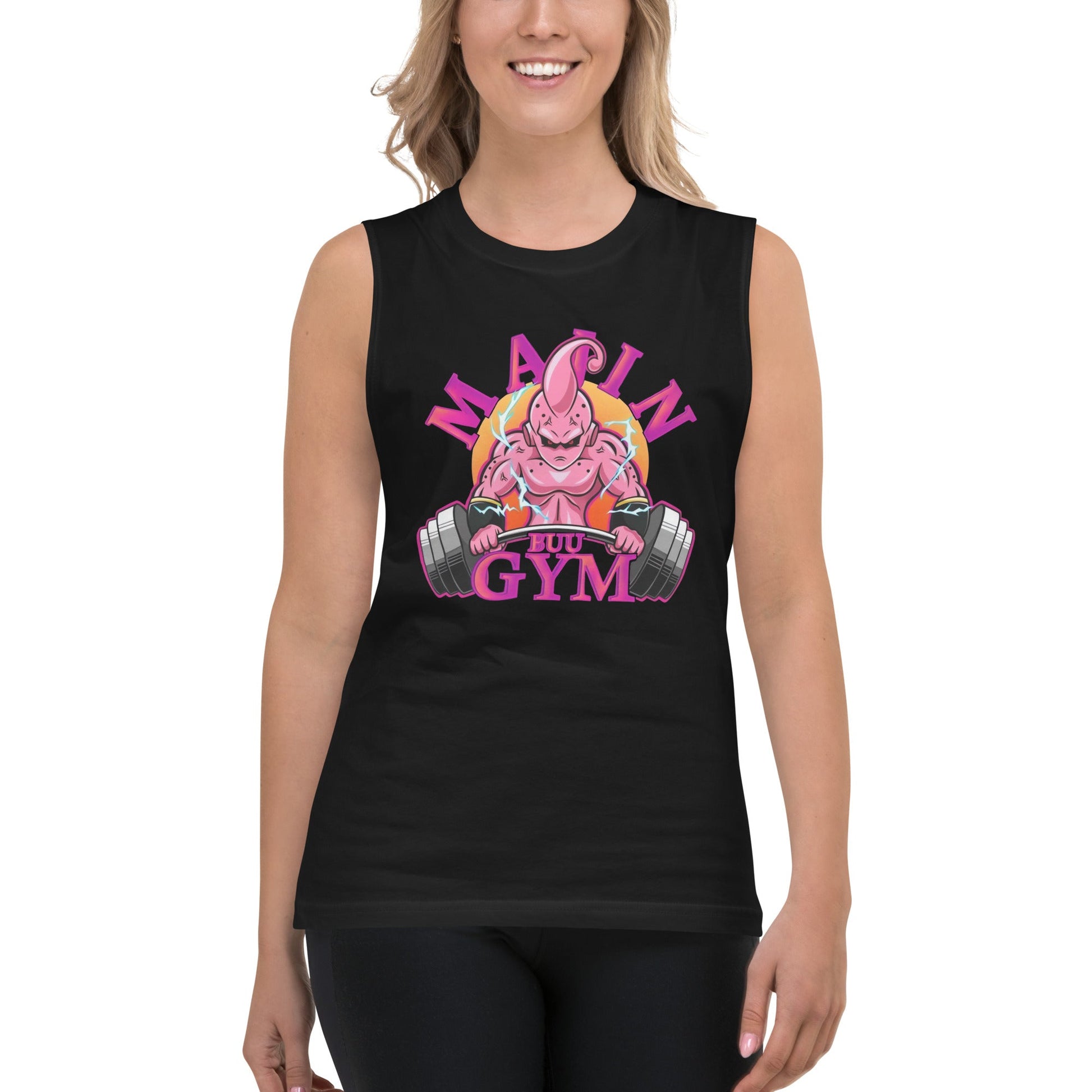 Camiseta sin Mangas Majin Gym, Nuestras Camisetas son unisex disponibles en la mejor tienda online, compra ahora en Gymbros!