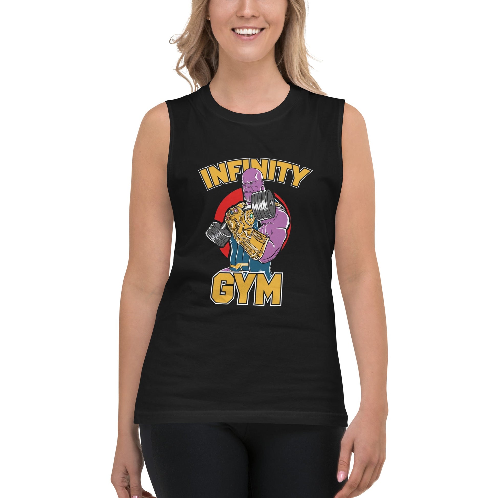 Camiseta sin Mangas Infinity Gym, Nuestras Camisetas son unisex disponibles en la mejor tienda online, compra ahora en Gymbros!