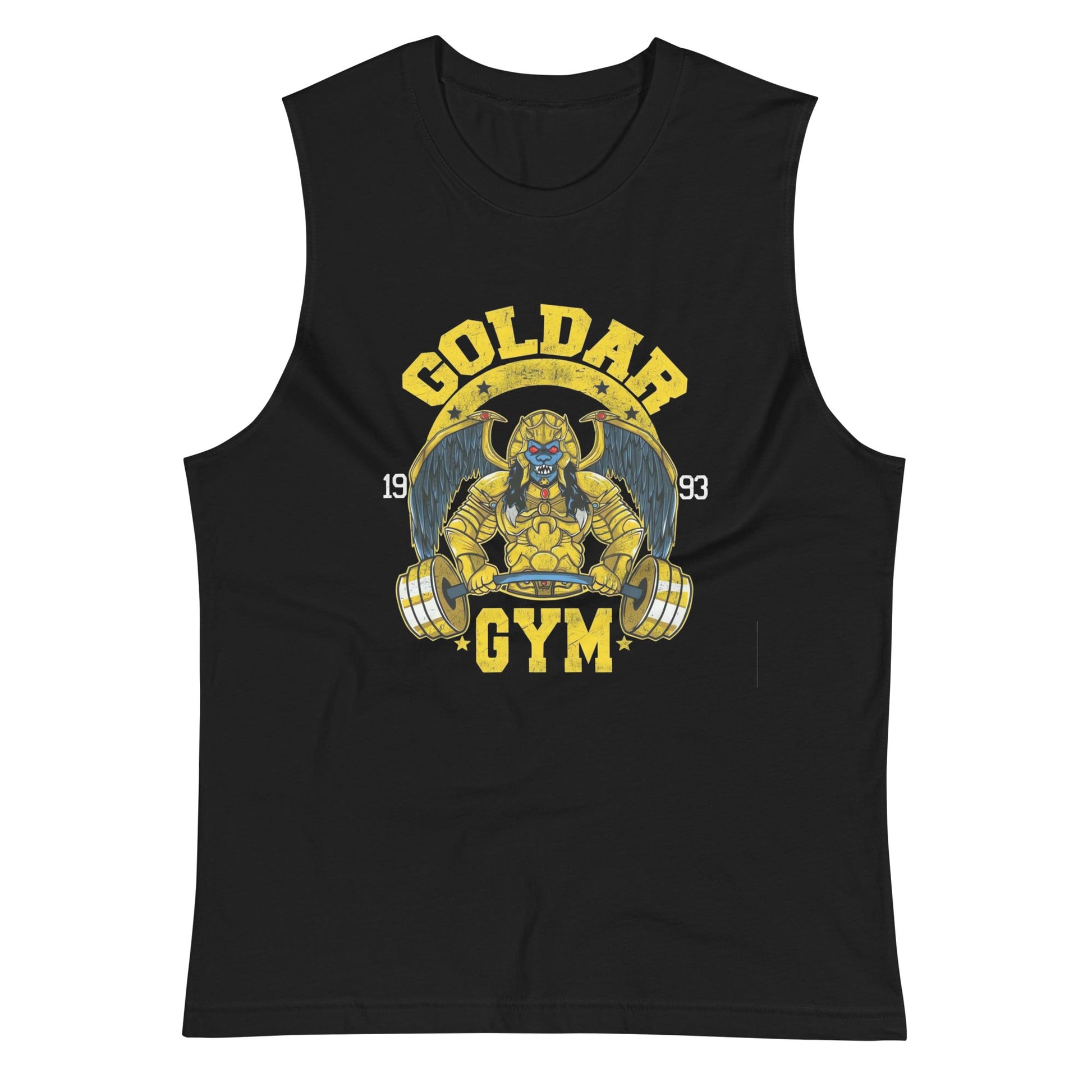 Camiseta sin Mangas Goldar Gym, Nuestras Camisetas son unisex disponibles en la mejor tienda online, compra ahora en Gymbros!