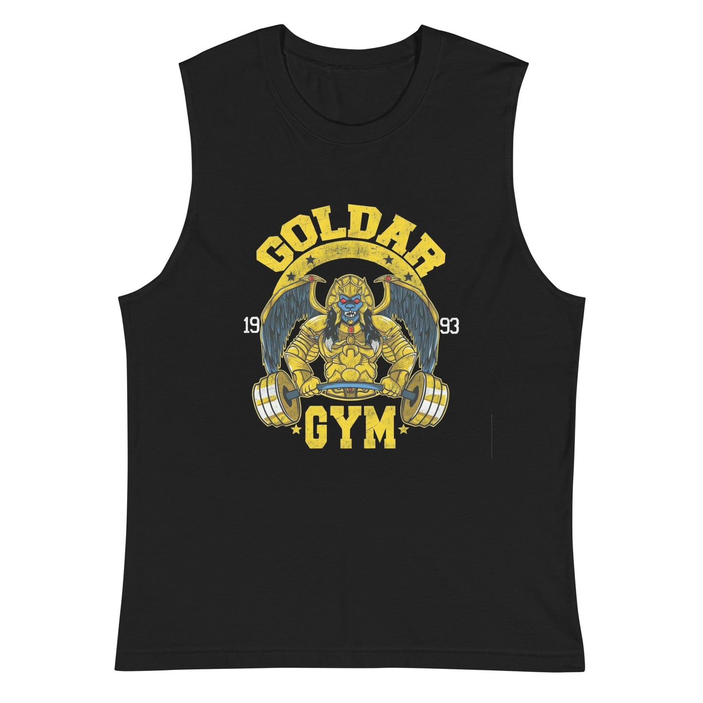 Camiseta sin Mangas Goldar Gym, Nuestras Camisetas son unisex disponibles en la mejor tienda online, compra ahora en Gymbros!