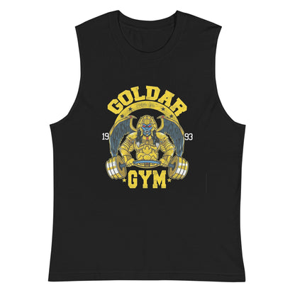 Camiseta sin Mangas Goldar Gym, Nuestras Camisetas son unisex disponibles en la mejor tienda online, compra ahora en Gymbros!