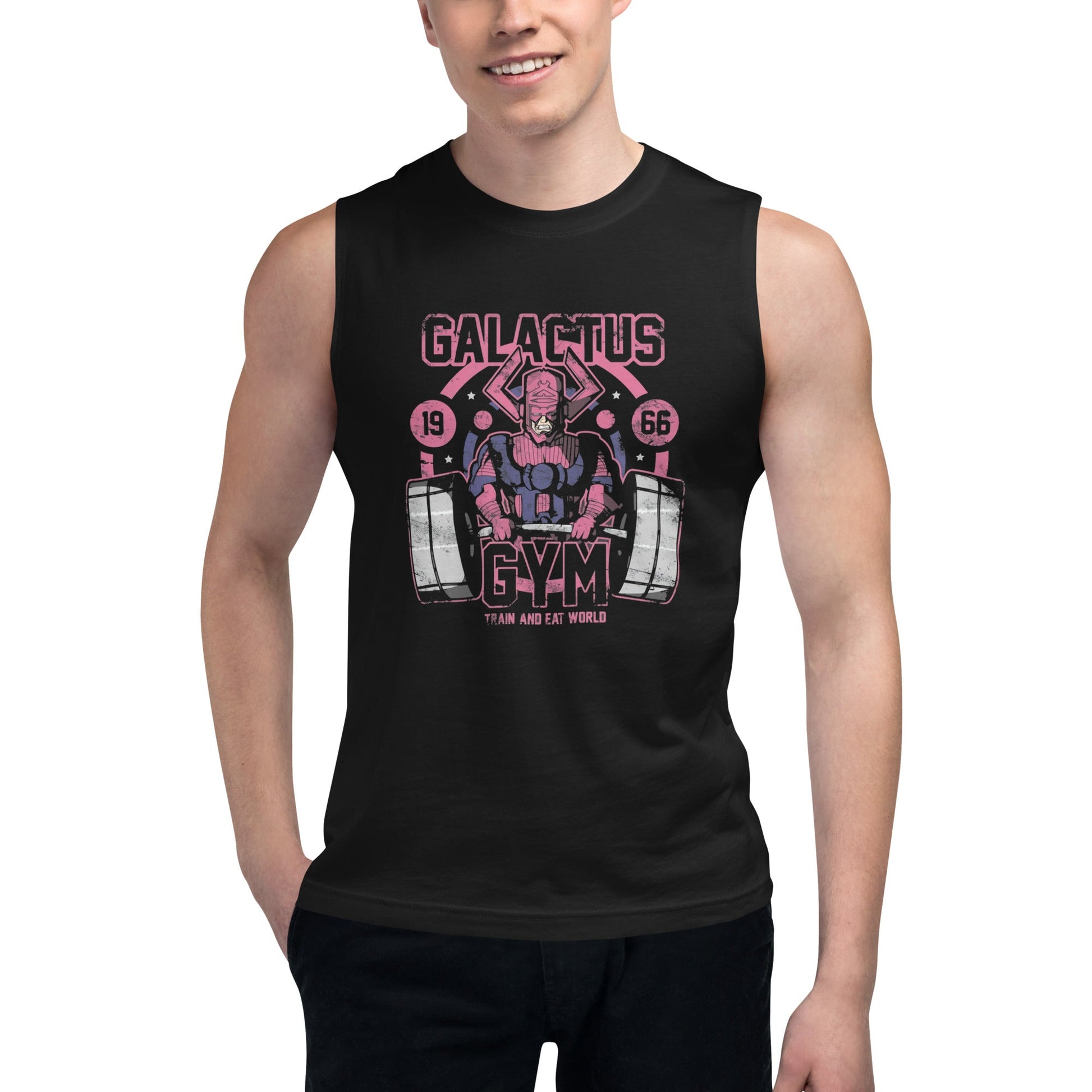 Camiseta sin Mangas Galactus Gym, Nuestras Camisetas son unisex disponibles en la mejor tienda online, compra ahora en Gymbros!