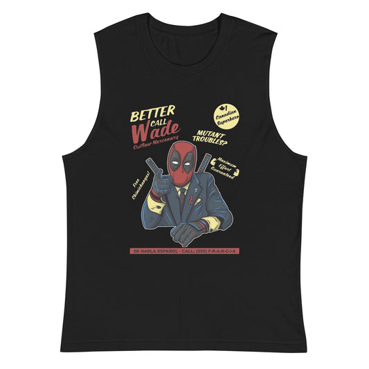 Playera sin mangas Better Call Wade, Disponible en la mejor tienda online para comprar tu merch favorita, la mejor Calidad, compra en Superstar! 