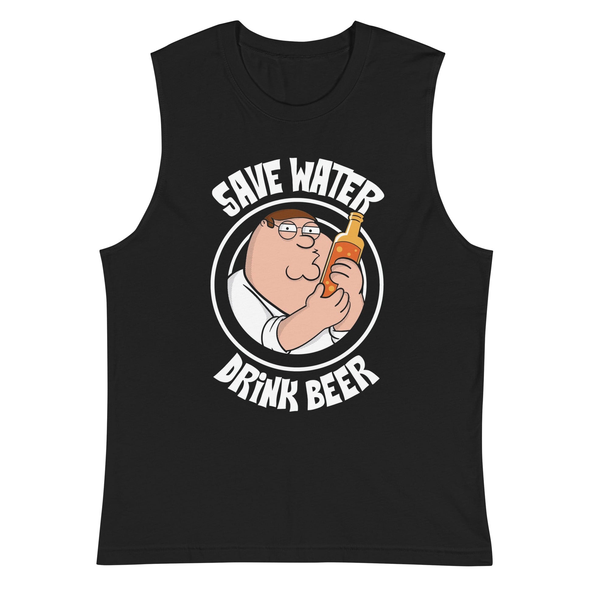 Playera sin mangas Save Water, Disponible en la mejor tienda online para comprar tu merch favorita, la mejor Calidad.