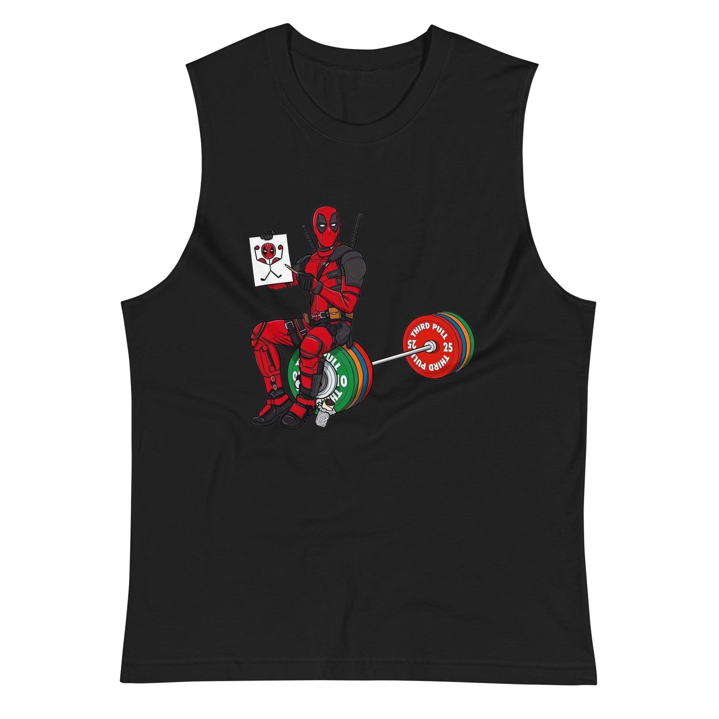 ¡Compra el mejor merchandising en Superstar! Encuentra diseños únicos y de alta calidad en playeras, Camiseta DeadLift con Deadpool